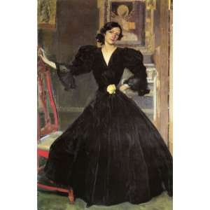  Clotilde in a Black Dress