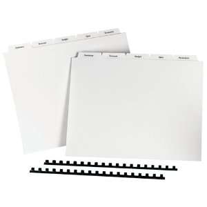  Tabs For Copies, Unpunched, Straight Collated, 110lb 