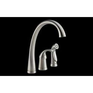 Delta Pilar 4380 SS DST Kitchen Faucet w/ Spray   Brilliance Stainless