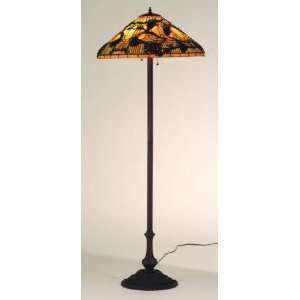  Meyda Tiffany Lamp 55961 64H Jeweled Grape Floor Lamp 