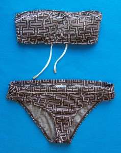 TRINA TURK BANDEAU Bikini Swimsuit Size Large NWT  