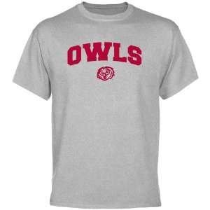  Temple Owls Ash Logo Arch T shirt