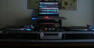 DJ SETUP, 2 NUMARK TTX USB, BEHRINGER DDM4000 MIXER, ACER LAPTOP,CASE 