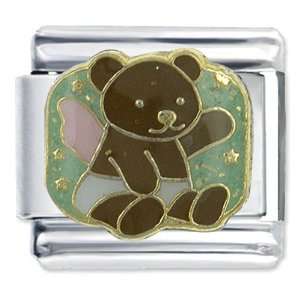    Buddhist Bracelet Angel Teddy Bear Italian Charms Pugster Jewelry