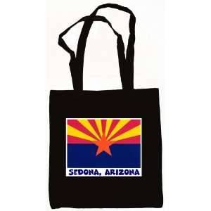 Sedona Arizona Souvenir Tote Bag Black