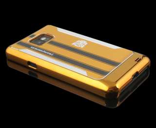   Aluminum Hard Case Cover For Samsung Galaxy S 2 i9100 Gold  