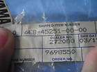 New NOS 1984 96 YAMAHA 9 9 15 HP OUTBOARD MARINE Anode 6E8 45251 00 0 