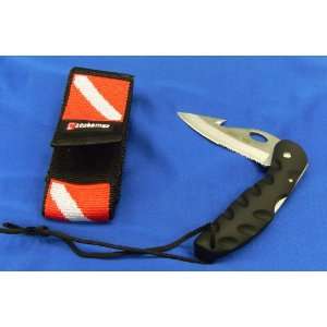 DRIS Dive Gear Pocket Dive Knife w/Locking Blade Sports 