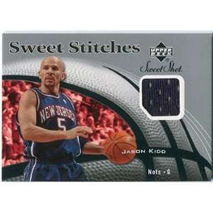   07 Upper Deck Sweet Shot Stitches #JK Jason Kidd Sports Collectibles