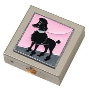  Black Poodle Small Pill Box