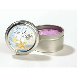   Starfish Design Personalized Lavender Scented Bath Salts (Set of 24