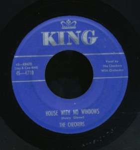 pc45 R&B Vocal Group King 4710 The Checkers  