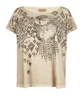 Ikat Owl T shirt, Women, Graphic T Shirts, AllSaints Spitalfields