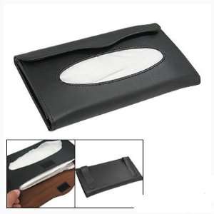  Leather Tissue Holder Case Cover with Clip for Car Auto 