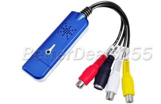 USB 2.0 DC60 Audio Video CCTV DVD VHS Capture Adapter  