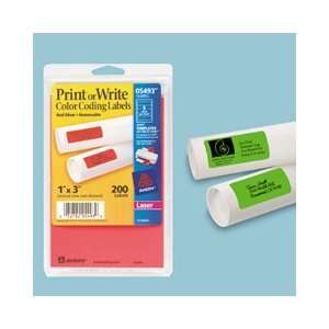  AVE05477   Self Adhesive Removable Labels