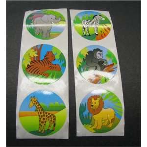 Zoo Animal Roll Stickers