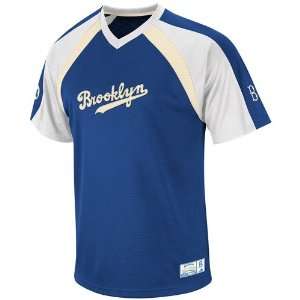 Brooklyn Dodgers Cooperstown V Neck Fireballer Jersey   XX Large 