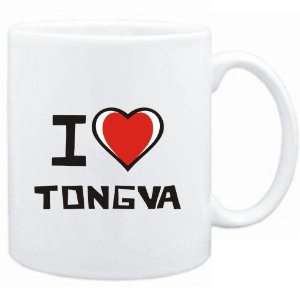  Mug White I love Tongva  Languages