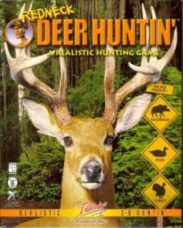 Redneck Deer Huntin PC CD hunt deer, boar, duck game  
