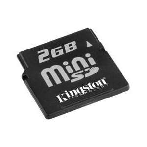  Kingston Mini SD 2GB Memory Card Cell Phones 