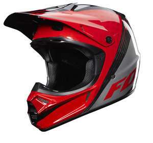NEW 2012 FOX ADULT V3 CHAD REED CARBON REPLICA HELMET SIZE LARGE 