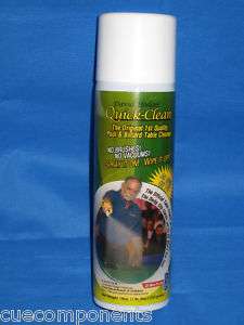 Quick Clean Pool Table Felt Cleaner   Spray Can X 1  