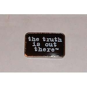  X FILES The Truth is Out There Logo Enamel PIN New 