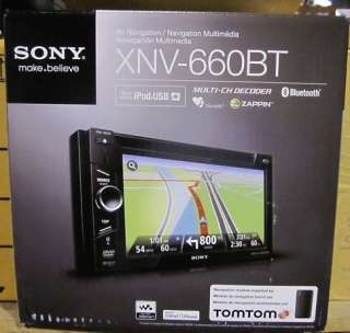 SONY XNV 660BT 6.1 DVD/NAVIGATION/BT CAR RECEIVER NEW  