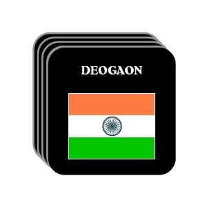  India   DEOGAON Set of 4 Mini Mousepad Coasters 