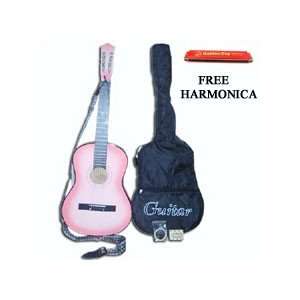   Guitar+Strap+Tuner+Gigbag + FREE Harmonica Musical Instruments