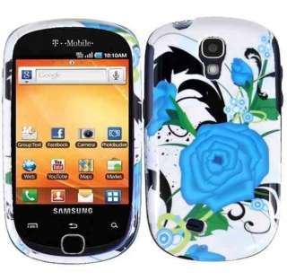 Turqoise Samsung Galaxy Q SGH T589R Faceplate Snap on Phone Cover Hard 