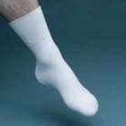 KNIT RITE, INC. 71142 TheraSock Smartknit Diabetic Socks White for Men 