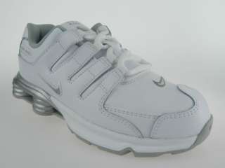 NIKE SHOX NZ SI (PS) NEW Girls Youth White Running Shoes 1Y 1.5Y 2Y 2 