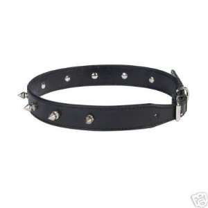 East Side Collection Studded Dog Collar BLACK 6 8