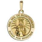 PicturesOnGold Infant Of Prague Medal, Sterling Silver, 2/3 in 