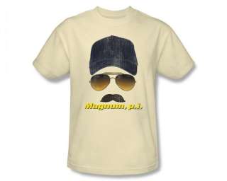 Magnum P.I. PI Geared Up NBC 80s TV Show T Shirt Tee  