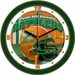  Florida A&M Rattlers FAMU NCAA Football Helmet Wall Clock 