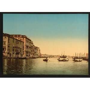   Reprint of Entrance to Grand Canal, Venice, Italy