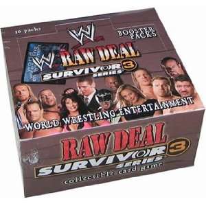  Raw Deal Card Game   Survivor Series 3 Booster Box   36P 