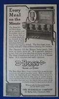 BOSS STOVES OVEN THE HUENEFELD CO. OLD VINTAGE AD 1916  