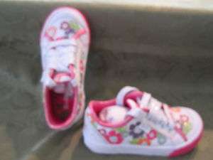 Keds Canvas Toddler Girls Athletic Sneakers Shoes Glitz Flower Sparkly 