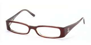 NEW CHANEL CH 3094 859 53 Burgundy Eyewear Frame Eyeglasses Glasses RX 