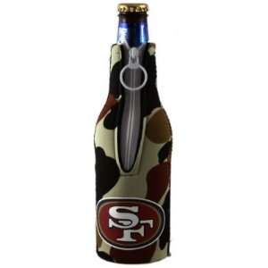  SAN FRANCISCO 49ERS CAMO BOTTLE SUIT KOOZIE COOZIE Sports 