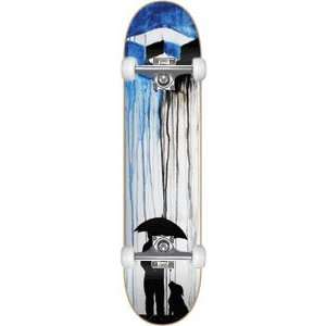 Consolidated Cube Rain Complete Skateboard   8.5 w/Raw 