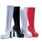 ELLIE SHOES CHACHA 5 Heel Stretch Knee Boots. W/Inner Zipper.