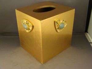 MIKE & ALLY JEWELED TISSUE BOX COVER  