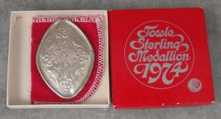 Vintage 1974 TOWLE Sterlilng Silver Twelve Days of Christmas Ornament 
