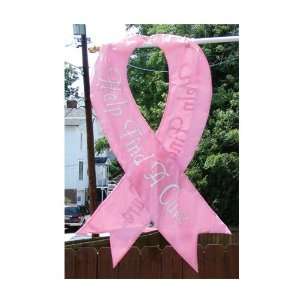 Pink Ribbon Decorative Banner