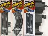 pc 1985 TYCO TR X 4 CAR TEAM Slot Car RACE Track LOT  